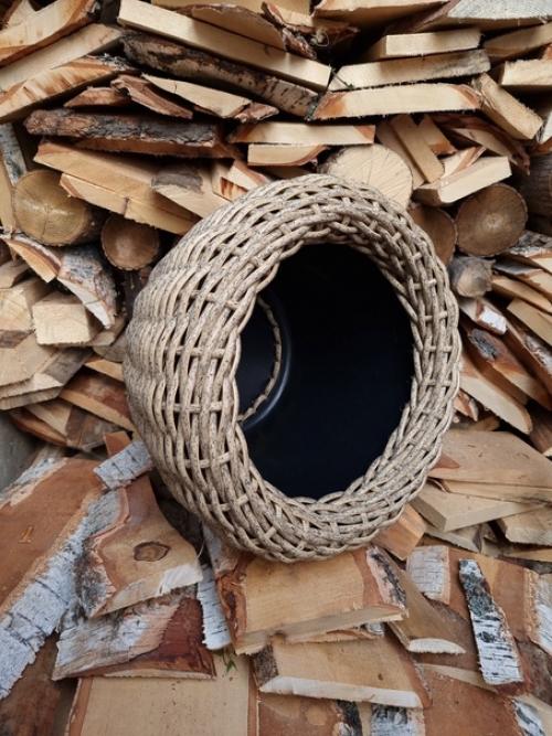 Плетеные кашпо из полиротанга - это стильное и удобное решение для украшения дома или офиса. 01