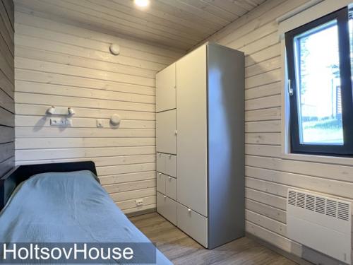 Интерьеры дома из предыдущей публикации - растущий из 4 модулей, большая кухня - гостиная (34 кв. 06