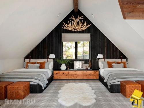 Идеи оформления интерьера A - Frame House. 03