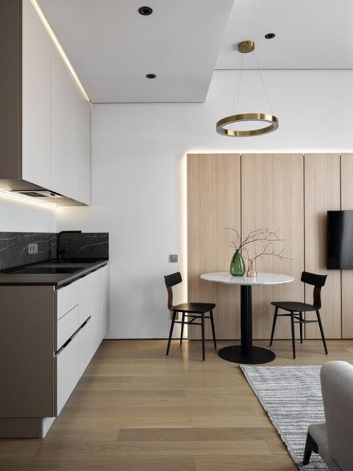 Интерьер однокомнатной квартиры 42, 3 кв. 03