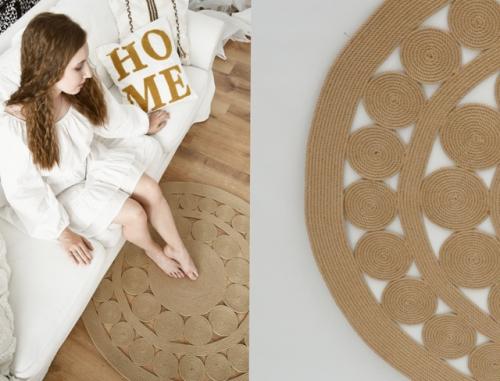 Джутовые ковры - это удивительное сочетание природных материалов и стильного дизайна. 02