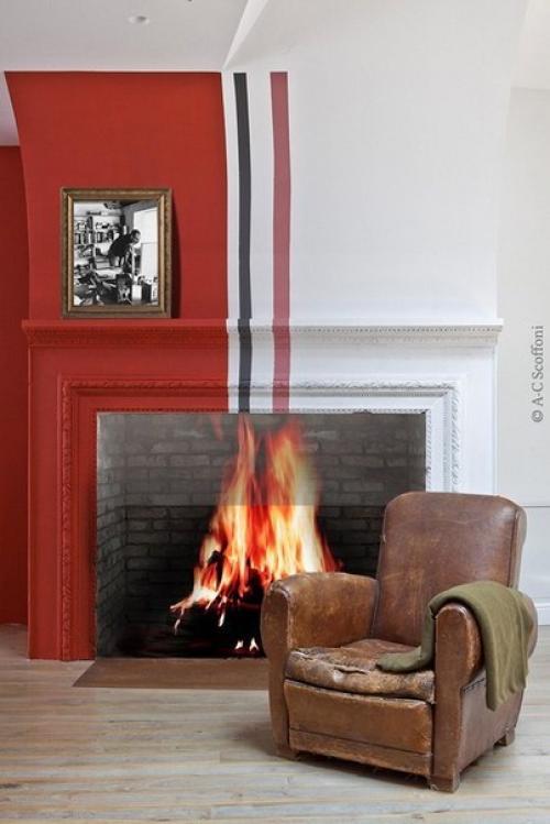 Масса креатива в уникальном лофте в Париже. 06