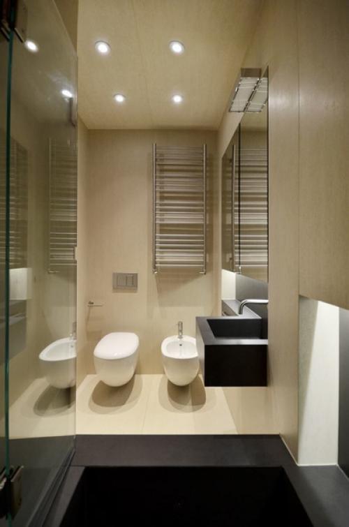 Апартаменты на Nevern Square в Лондоне: лаконичное цветовое решение и необычная стеклянная перегородка между кухней и спальней // 02. 06