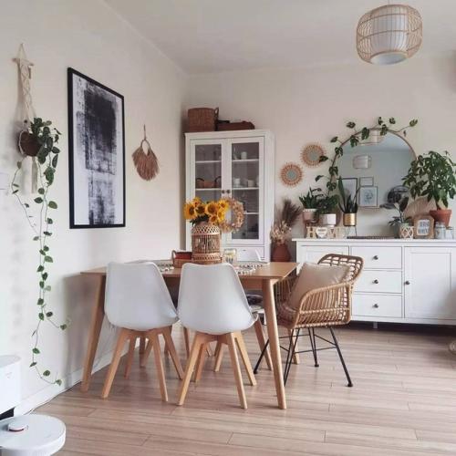 Интерьер этого дома сочетает в себе лучшие черты скандинавского стиля и бохо. 02