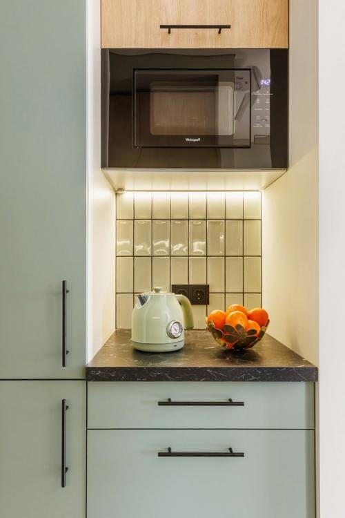 Интерьер компактной квартиры - студии 25 м 2 в Москве. 09