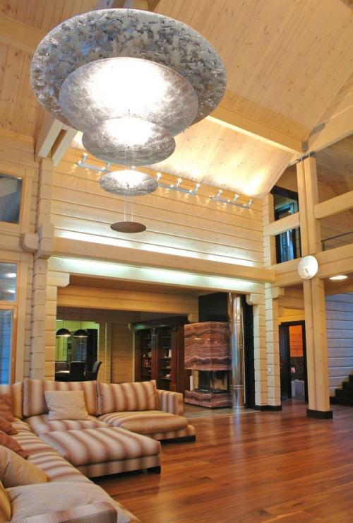 Шикарный загородный дом Palatsi от финской компании Honka. 08