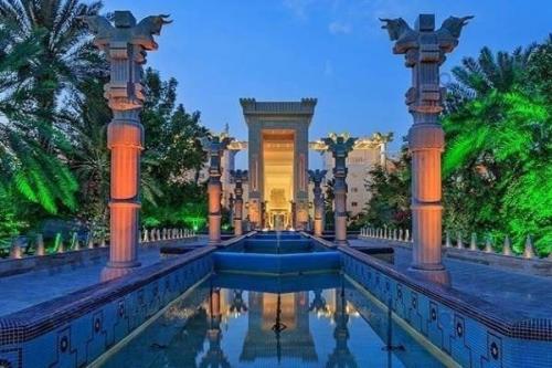 Дариуш гранд отель Dariush (Dariush Grand Hotel) - самый роскошный и помпезный отель острова киш. 07