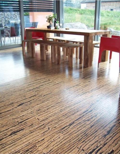 Укладка пробкового пола своими руками.