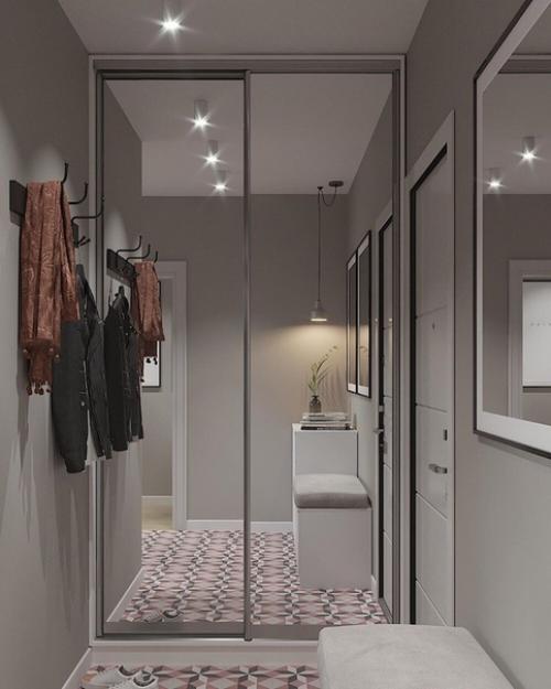 Идея дизайна в однокомнатной квартире. 08