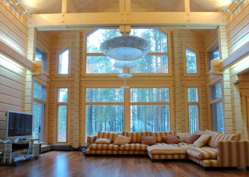 Шикарный загородный дом Palatsi от финской компании Honka. 07