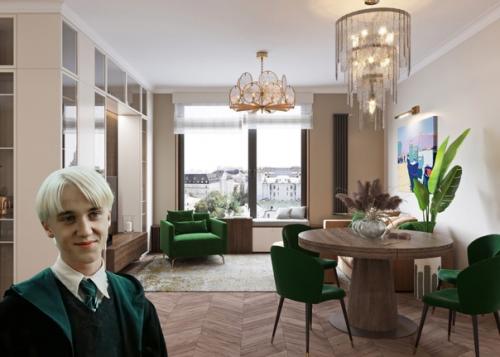 Что если бы персонажи из вселенной Гарри Поттера заказали у нас дизайн - проект? 01