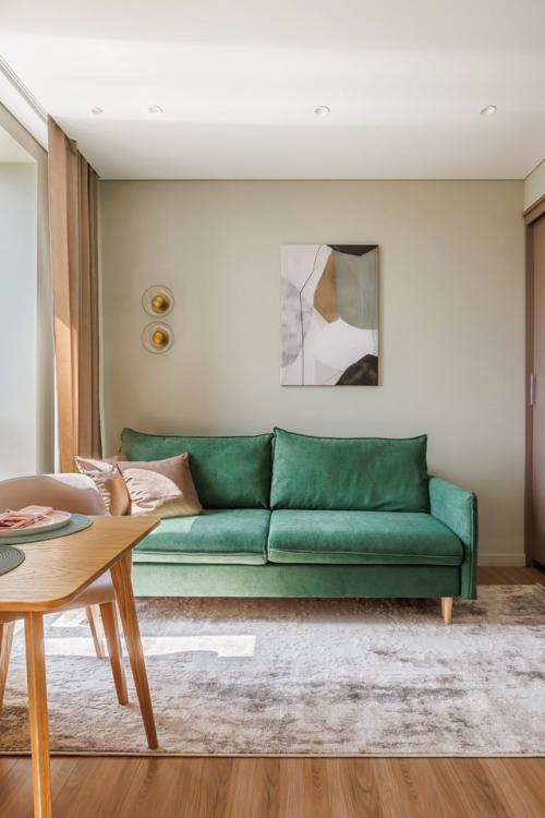 Интерьер компактной квартиры - студии 25 м 2 в Москве. 04