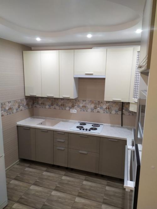 Бежевый цвет в интерьере кухни - это классика. 03