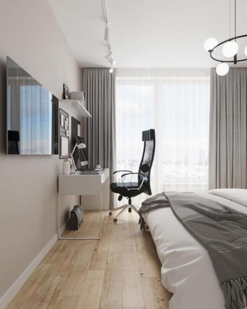 Красивый интерьер небольшой квартиры. 09