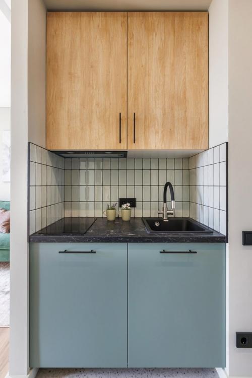 Интерьер компактной квартиры - студии 25 м 2 в Москве. 07