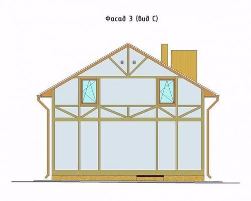Проект загородного дома из газобетона. 04