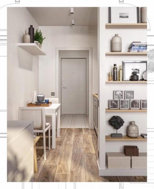 Уютную квартиру отличает не только грамотно зонированное и функциональное пространство, но и общая стилистика всего помещения. 07