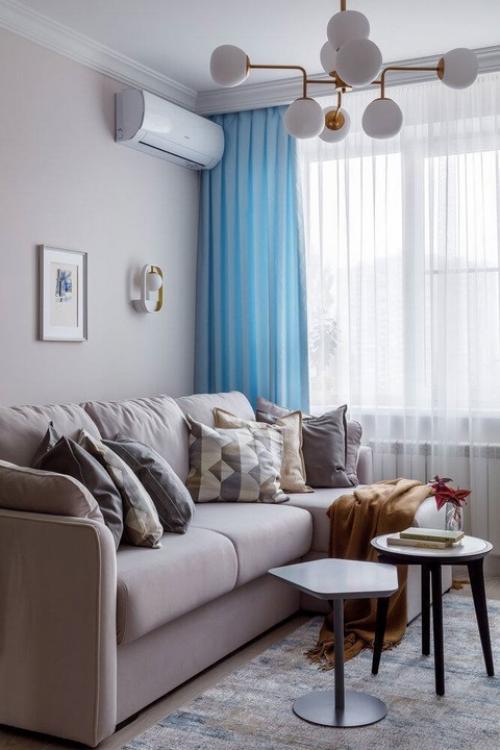 Нежный интерьер двухкомнатной квартиры. 03