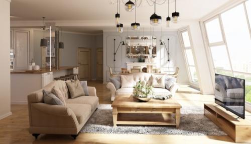 Простор, легкость и уют - основа данного интерьера. 04