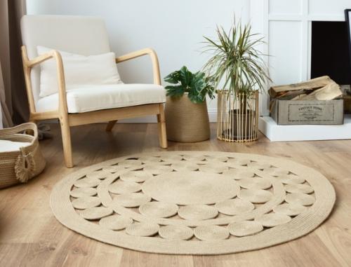 Джутовые ковры - это удивительное сочетание природных материалов и стильного дизайна. 01