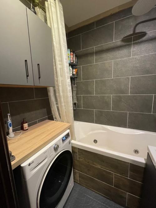 Отремонтировали ванную своими силами. 07