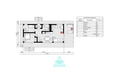 Загородный дом в стиле Hitech. 06