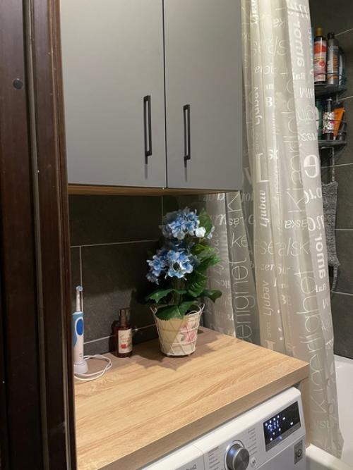 Отремонтировали ванную своими силами. 08