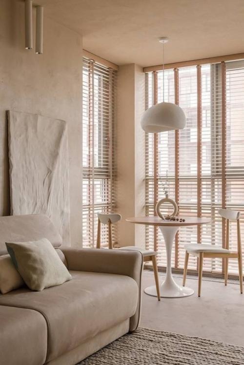 Квартира как дорогое спа: маленькая студия для девушки. 03