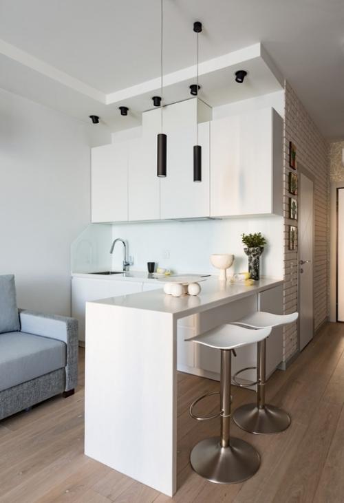 Интерьер квартиры - студии 32 кв. 02