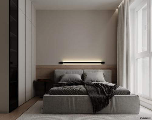 Проект однокомнатной квартиры 42, 2 м 2 (45, 1 м 2 с балконом. 08