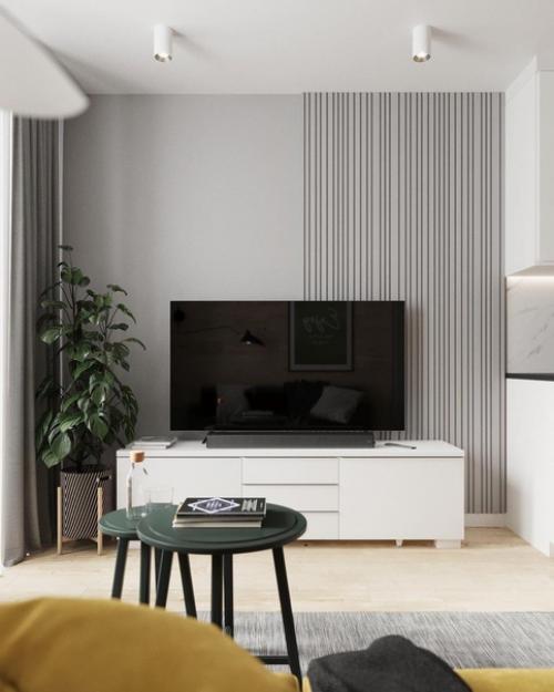 Красивый интерьер небольшой квартиры. 02