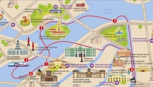 Петербург за один день.