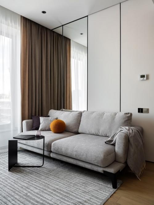 Интерьер однокомнатной квартиры 42, 3 кв. 05