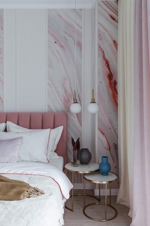 Нежный интерьер двухкомнатной квартиры. 05