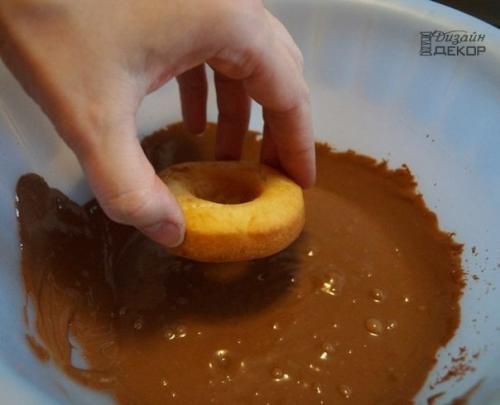 Нежные пончики без дрожжей. 09