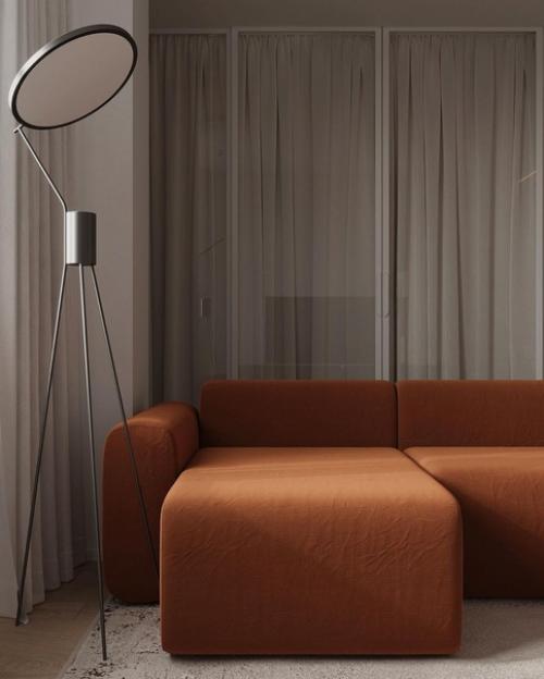 Стильный дизайн - проект квартиры, площадью 70 кв. 02