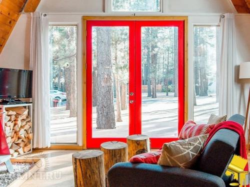 Идеи оформления интерьера A - Frame House. 05