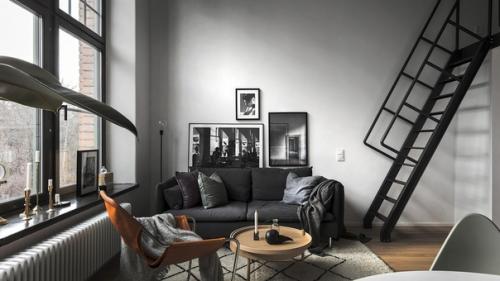 Двухуровневая квартира площадью 40 квадратных метров. 03