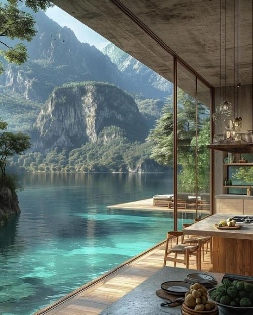 В одном уединённом уголке мира, окружённом густыми лесами и высокими горами, стоял современный особняк, будто сошедший с футуристических чертежей. 04