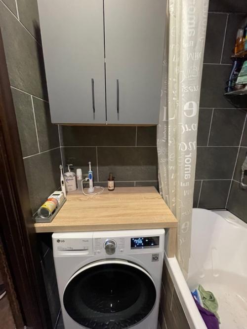 Отремонтировали ванную своими силами. 01