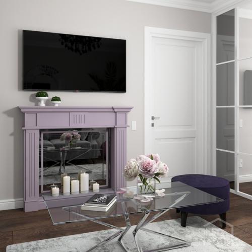 Дизайн интерьера однокомнатной квартиры, в которой удалось совместить две отдельные функциональные зоны, спальня и гостиная. 05