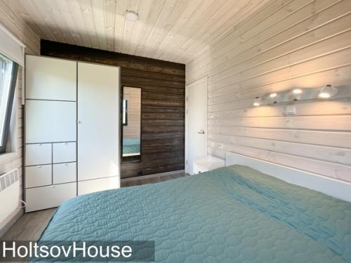 Интерьеры дома из предыдущей публикации - растущий из 4 модулей, большая кухня - гостиная (34 кв. 05