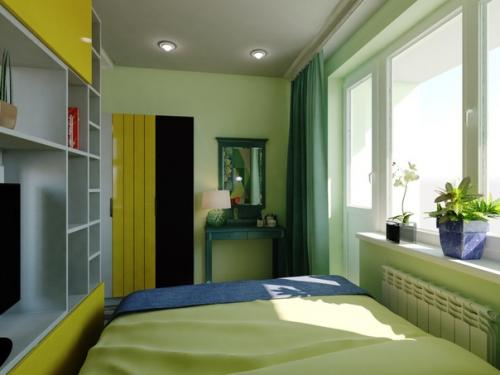 Дизайн - проект спальни/гостиной в 1-к квартире 26, 7 кв. 03