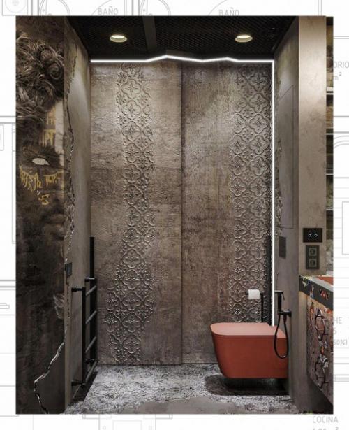 Ванная комната, площадью 5 кв. 05