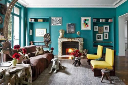 Эклектика в интерьере - это смешение стилей. 05