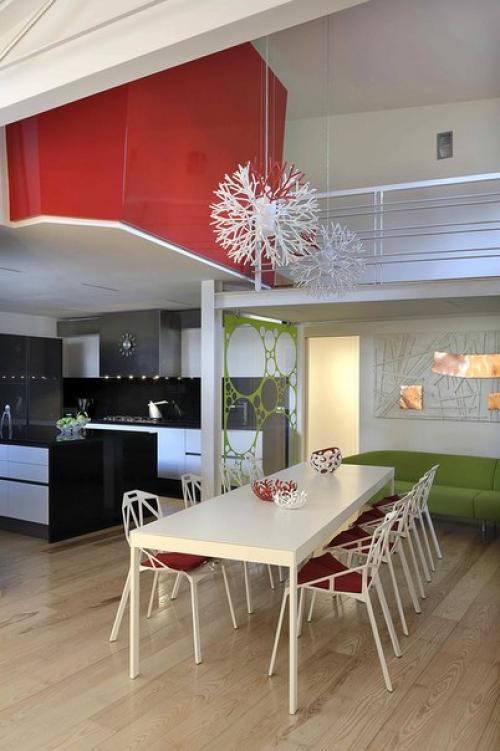 Квартира в бывшем здании завода в Риме. 01