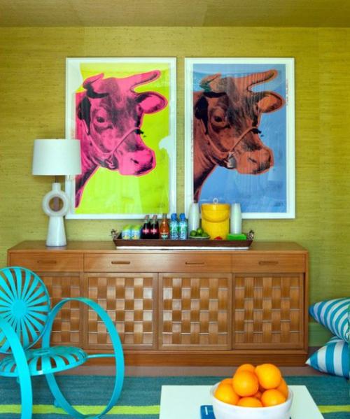 Поп-арт в интерьере. 07