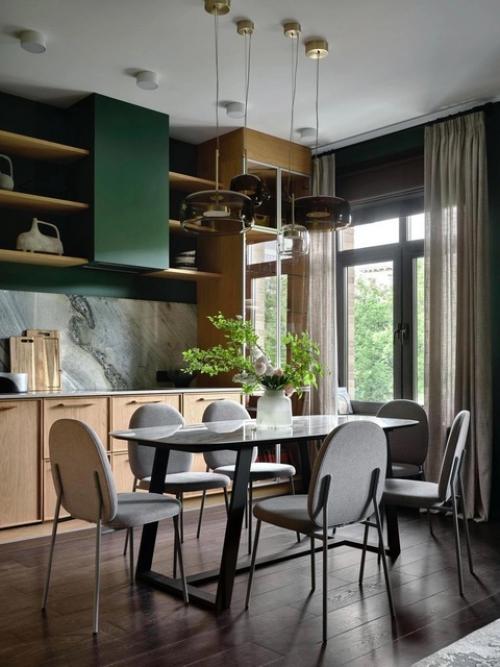 Реализованный интерьер квартиры, площадью 107 кв. 01