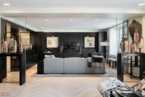 Элегантная современная квартира находится в Нью-йорке, США. 03