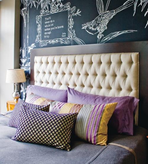 Креативная грифельная стена для рисования мелом. 07